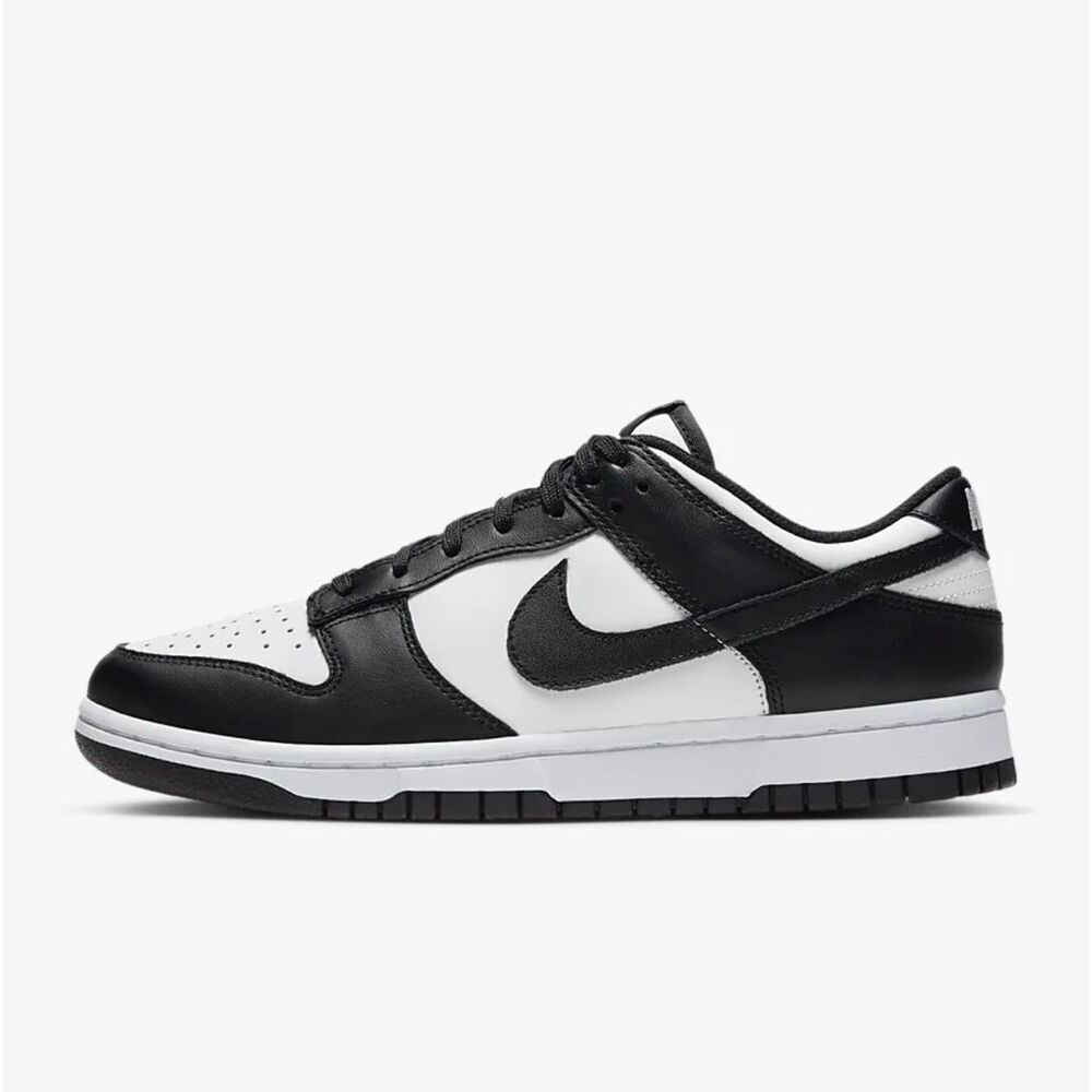 nike dunk low panda sneakers black/white women’s size 7.5 shoes low tops